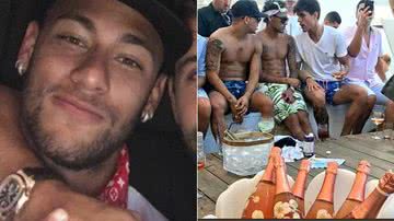 Preço do champagne em festão de Neymar rende memes - Reprodução Instagram