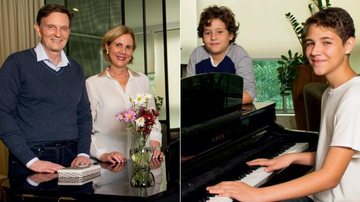 Com Jane e o neto David, Crivella escuta Daniel ao piano - Fabrizia Granatieri