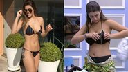 Secou! Vivian Amorim posa só de biquíni e exibe barriga negativa - Instagram e TV Globo/Reprodução