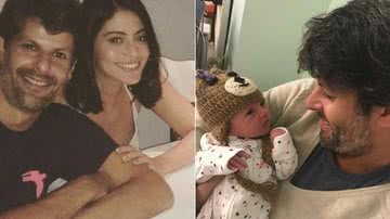 Felipe Prazeres, Carol Castro e a filha, Nina - Reprodução / Instagram