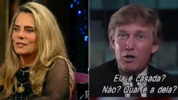 Bruna Lombardi relembra episódio com Donald Trump - Reprodução / TV Record