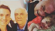 Filho de Marcelo Rezende mostra foto do pai com a neta - Reprodução / Instagram