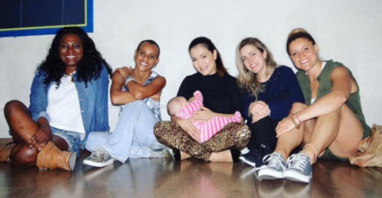 Karin, Aline, Li Martins, Luciana e Fantine ensaiam para shows do Rouge - Instagram/Reprodução