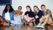 Karin, Aline, Li Martins, Luciana e Fantine ensaiam para shows do Rouge - Instagram/Reprodução