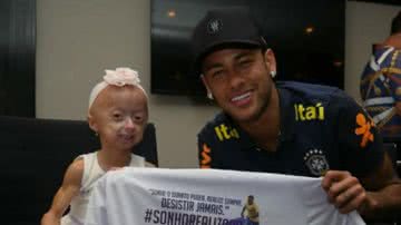Neymar realiza sonho de fã com doença rara - Reprodução/ Instagram