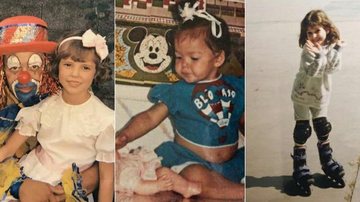 Paolla Oliveira, Isis Valverde e Carol Duarte na infância - Instagram/Reprodução