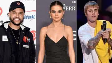 The Weeknd, Selena Gomez e Justin Bieber - Getty Images