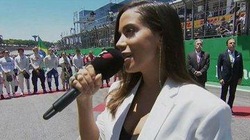 Anitta no GP Brasil - Reprodução