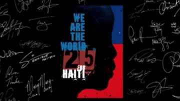 Música para arrecadar fundos para o HAITI - reprodução