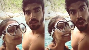 Caio Castro e a namorada, Mariana d'Ávila - Instagram/Reprodução