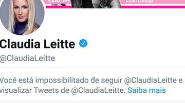 Claudia Leitte bloqueia fãs que criticaram nova música - Reprodução