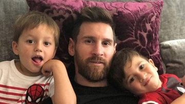 Matteo, Messi e Thiago - Reprodução/Instagram