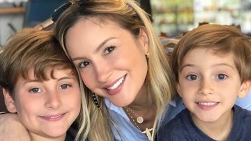 Claudia Leitte e os filhos, Davi e Rafael. - Reprodução/ Instagram