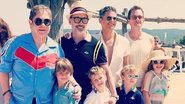 Neil Patrick Harris, Elton John e famílias - Reprodução/ Instagram
