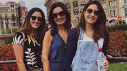 Fátima Bernardes curte férias com as filhas em Barcelona - Reprodução Instagram