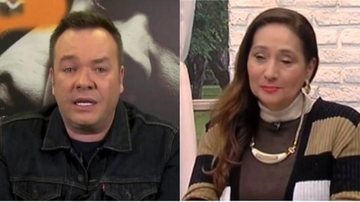 Felipeh Campos e Sônia Abrão - Reprodução Rede TV