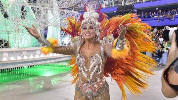Apresentadora desfilou como musa no Carnaval do Rio de Janeiro - Divulgação/AgNews