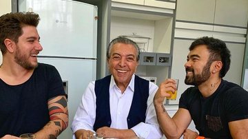 Rafael Piccin, Maurício de Sousa e Mauro de Sousa - Reprodução/Instagram
