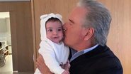 Roberto Justus e a neta Chiara - Instagram/Reprodução