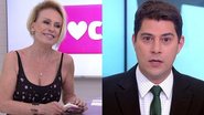Ana Maria Braga e Evaristo Costa - Reprodução/Globo