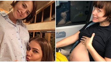 Letícia Colin está à espera do seu primeiro filho, e Deborah Secco não poderia estar mais contente! - Instagram/Reprodução