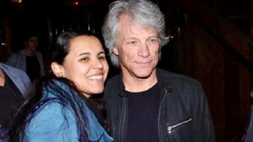 Jon Bon Jovi com fã - Clayton Felizardo/Brazil News