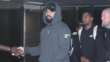 Drake desembarcou no Brasil na última quarta-feira, 24. - Thyago Andrade/Brazil News