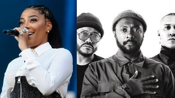Ludmilla é convidada pela banda Black Eyed Peas para fazer música juntos - Roberto Filho/Brazil News e Divulgação