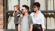 Monica, Junior e Otto em clique fofo durante viagem - Foto/Instagram