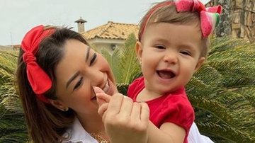 Amanda Françozo compartilha clique fofo com a filha, Vitória - Reprodução/Instagram