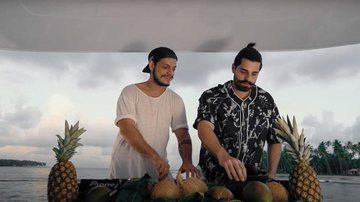 Alok e Bhaskar gravam set de música na Praia de Carneiros - Agência Yotto