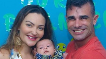 Laura Keller posa com Jorge Souza e o filho após rumores - Reprodução/Instagram