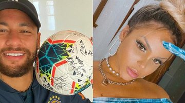 Tá rolando? Neymar Jr. volta ao Brasil na companhia da cantora Gabily - Reprodução/Instagram