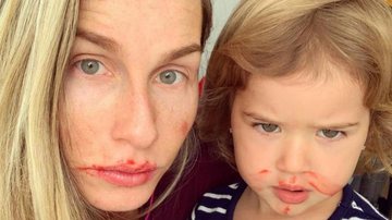 Mariana Weickert exibe maquiagem feita pela filha - Reprodução/Instagram