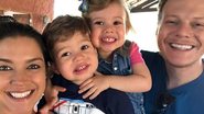 Thais Fersoza e Michel Teló com os filhos - Reprodução/Instagram