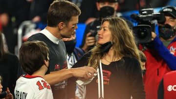 Tom Brady comemora conquista no Super Bowl ao lado da família - Foto/Getty Images