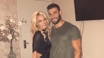 Britney Spears ao lado do namorado, o modelo Sam Asghari - Foto/Instagram