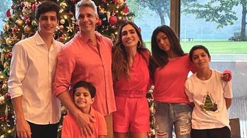 Marcio Garcia curte dia na cachoeira com a família - Reprodução/Instagram