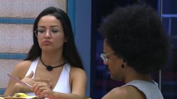BBB21: Juliette especula sobre o paredão - Divulgação/TV Globo