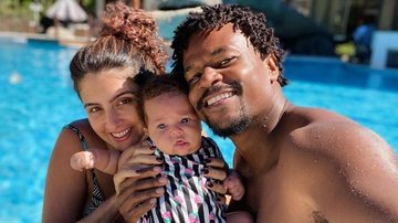 David Junior e Yasmin Garcez celebram quatro meses da filha - Reprodução/Instagram