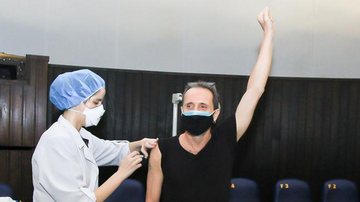 Tony Bellotto é vacinado contra a Covid-19 - Fabricio Silva /AgNews