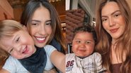 Filhos de Gabi Brandt e Sarah Poncio surgem em registros - Reprodução/Instagram