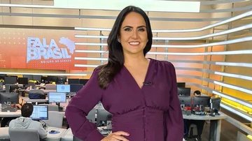 Jornalista comandava o 'Fala Brasil' na Record - Divulgação/Record TV