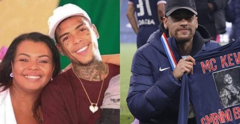 Mãe de Mc Kevin se emociona com homenagem de Neymar - Reprodução/Instagram