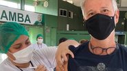 Marcello Novaes é vacinado contra a Covid-19 - Reprodução/Instagram
