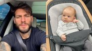 Lucas Lucco celebra três meses do filho, Luca - Reprodução/Instagram
