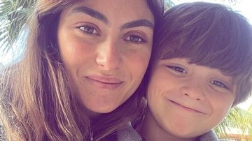 Mariana Uhlmann mostra pedido de desculpas do filho, Joaquim - Reprodução/Instagram