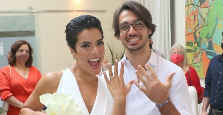 No RJ, Bianka Fernandes se casa com Leonardo Oliveira - Reprodução: AgNews - Fotos - Marcello Sa Barretto