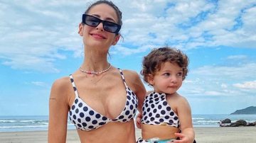 Mulher de Projota fala sobre primeira vez da filha na praia - Reprodução/Instagram