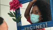 Maju Coutinho recebe vacina contra a Covid-19 e celebra - Reprodução/Instagram
